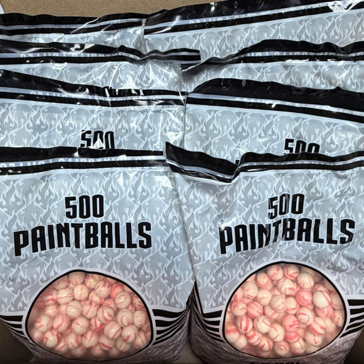 Empire Marballizer 50Cal Paintballs - 4000ct Case (Red Swirl) - TippmannParts