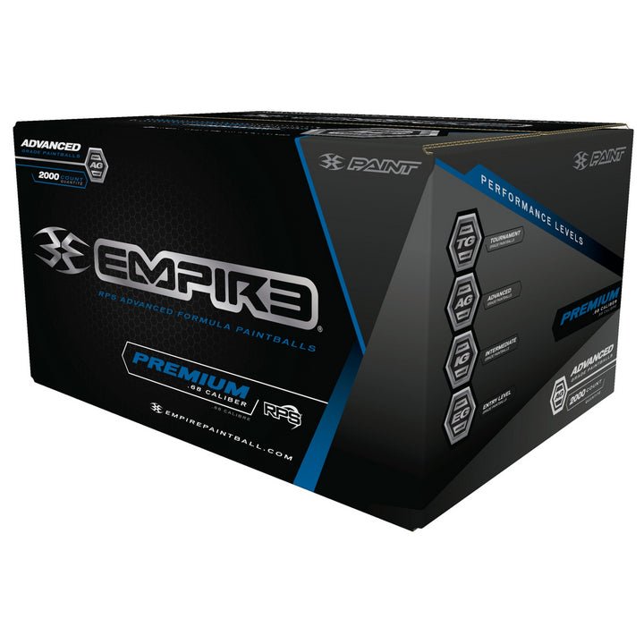 Empire Premium 68Cal Paintballs - 2000ct Case (Pearl Shell White Fill) - TippmannParts