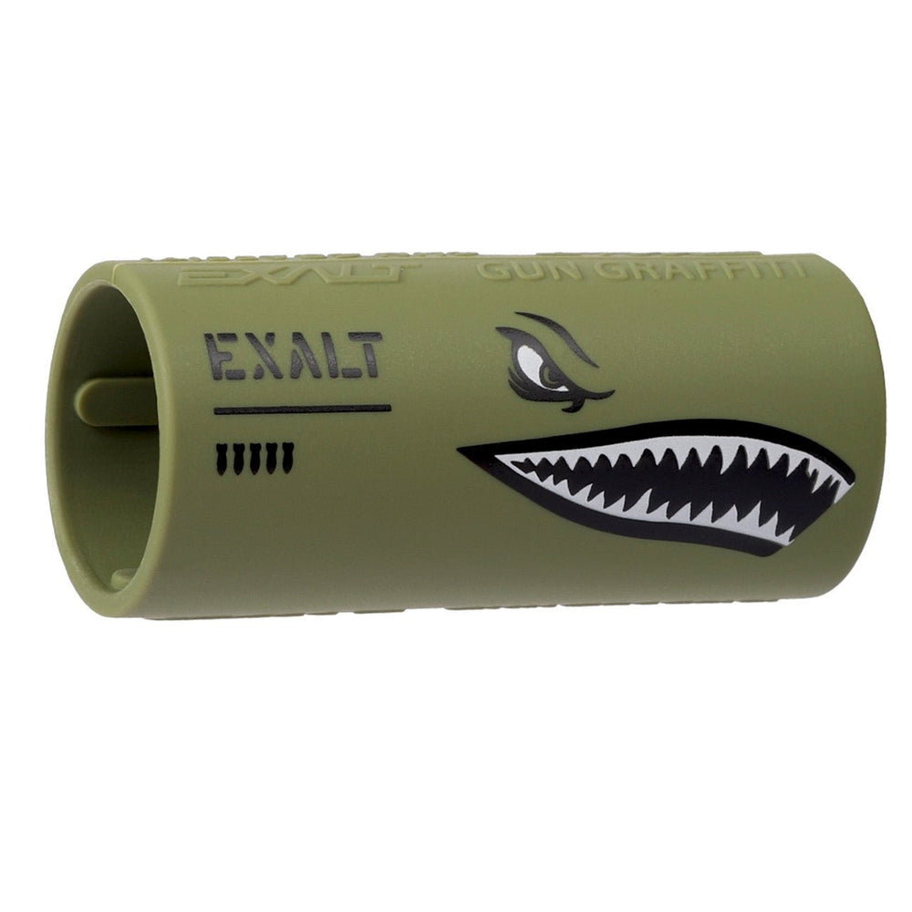 Exalt Gun Graffiti Barrel Band - Warhawk Olive - TippmannParts