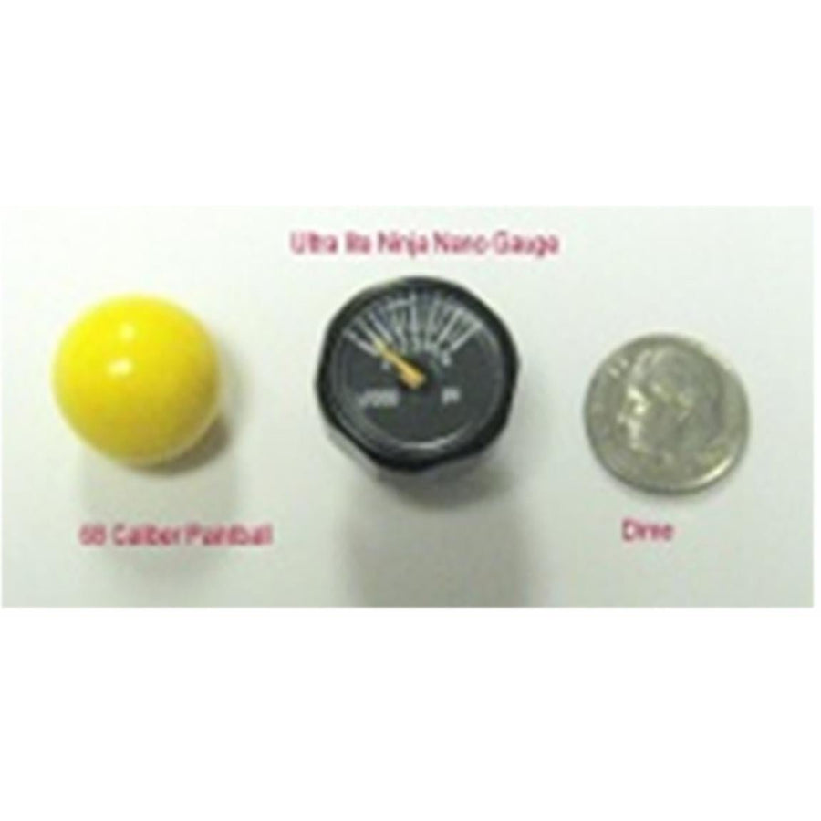 Gauge - Mini - Black - 6000psi - Ninja Part NINJAMINIGAUGE - TippmannParts