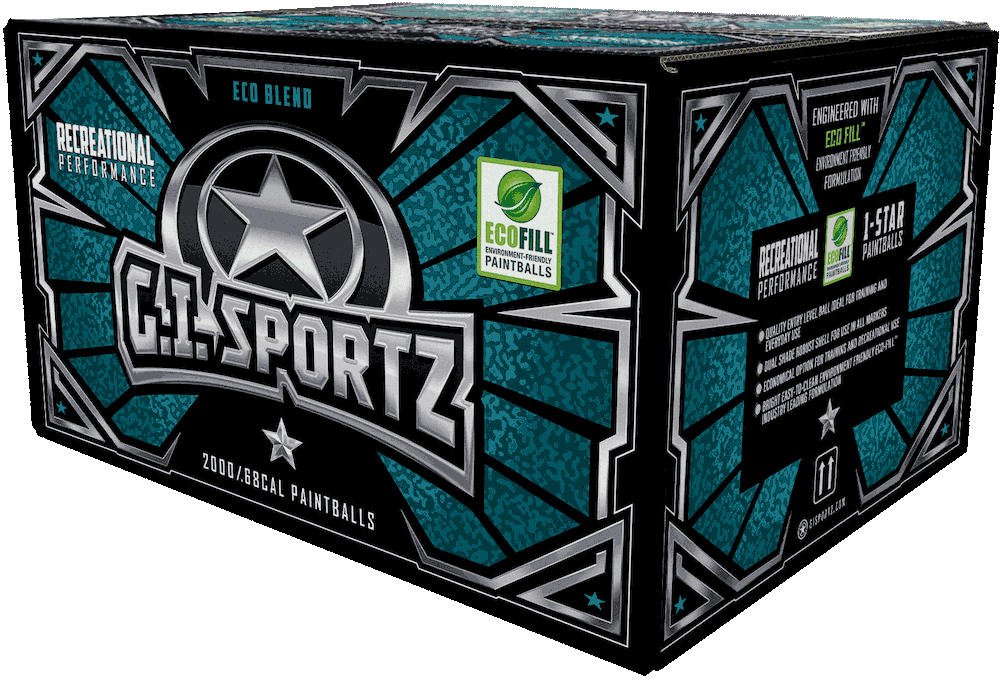 G.I. Sportz 1 Star Paintballs - Case of 2000 - TippmannParts