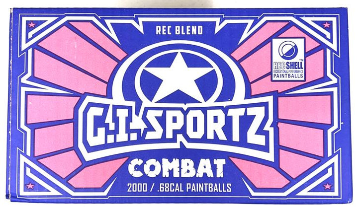 G.I. Sportz Combat 68Cal Paintballs - 2000ct Case - TippmannParts