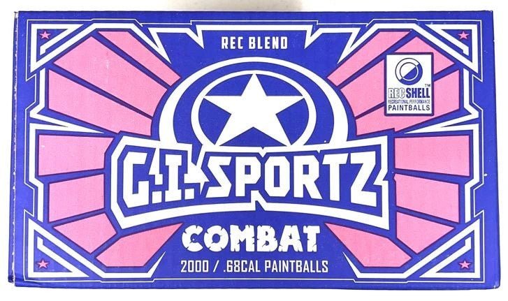 G.I. Sportz Combat 68Cal Paintballs - 2000ct Case - TippmannParts