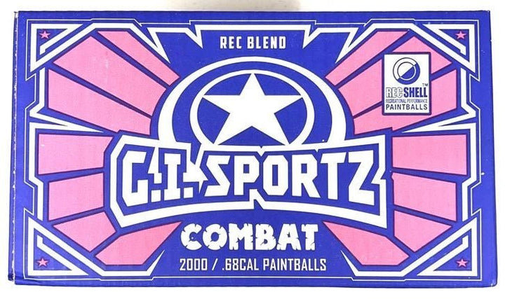 G.I. Sportz Combat 68Cal Paintballs - 2000ct Case - TippmannParts