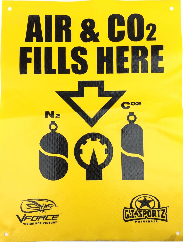 G.I. Sportz Sign Air & CO2 Fills Here - TippmannParts