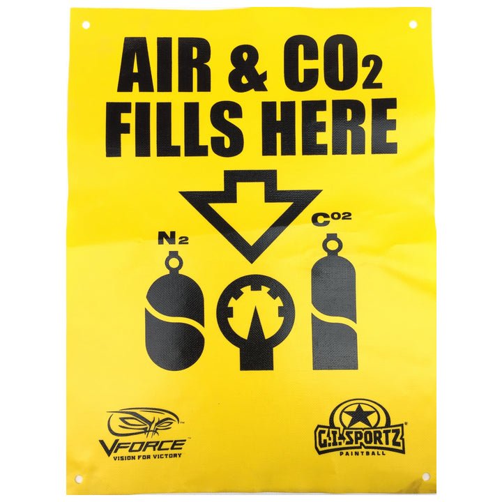 G.I. Sportz Sign Air & CO2 Fills Here - TippmannParts