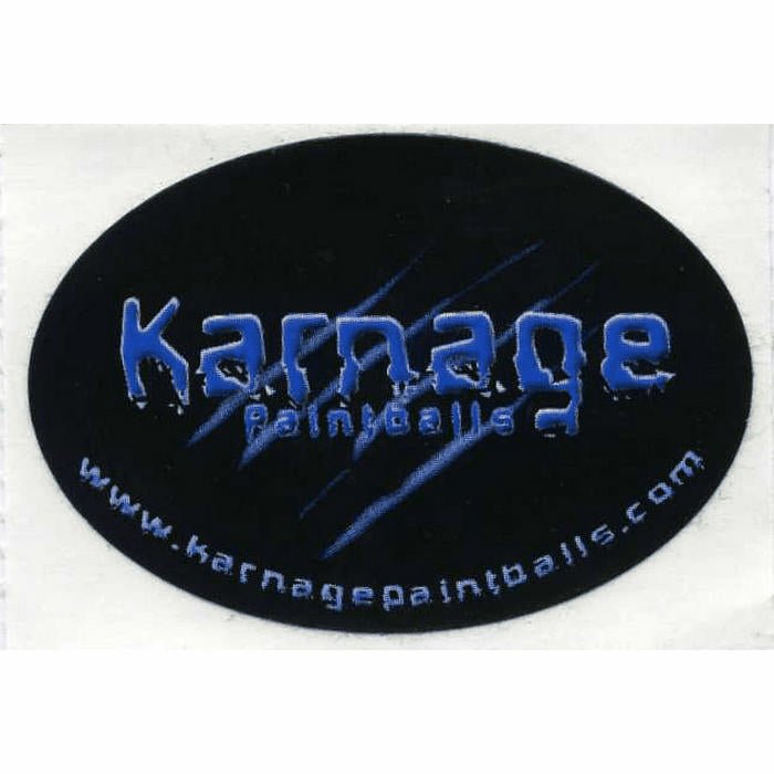 Karnage Oval Sticker - TippmannParts