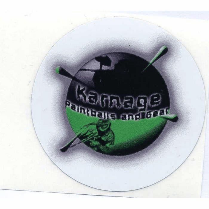 Karnage Round Sticker - TippmannParts