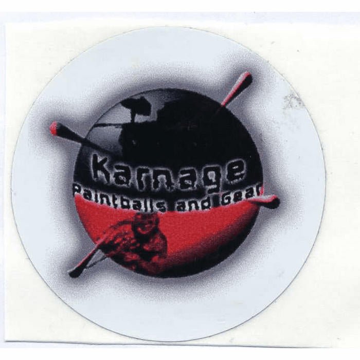 Karnage Round Sticker - TippmannParts