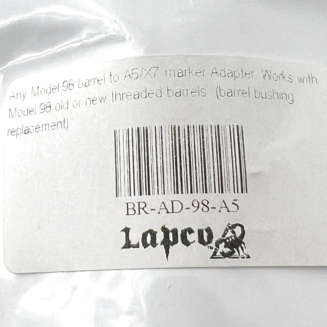 Lapco Barrel Adapter to Put Tippmann 98 Threaded Barrels on an A5 Paintball Gun - TippmannParts