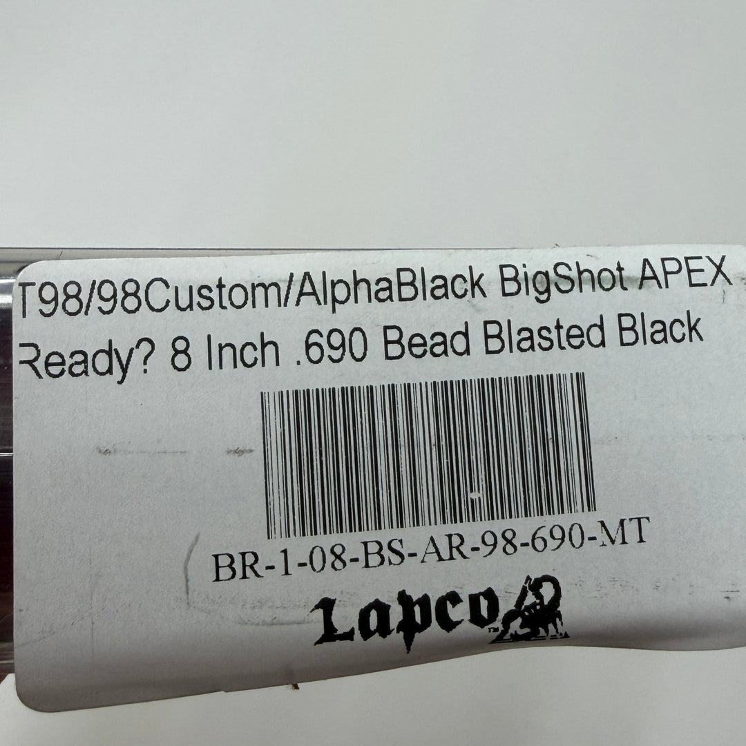 Lapco Big Shot Barrel with Apex Ready Tip and Tippmann 98 Threads - TippmannParts