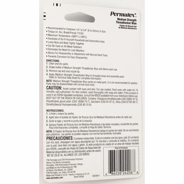 Loctite Blue Threadlocker 242 - Blue - TippmannParts