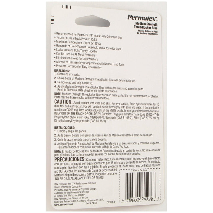 Loctite Blue Threadlocker 242 - Blue - TippmannParts