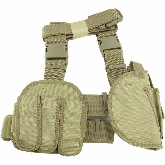 NcSTAR 3 Piece Drop Leg Holster and Magazine Holder - TippmannParts