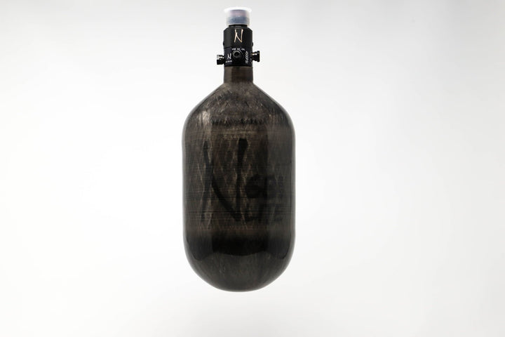 Ninja 4500psi HPA Tank - Lite - 68ci - Black - Adjustable Regulator - TippmannParts