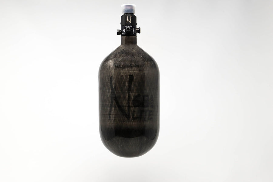 Ninja 4500psi HPA Tank - Lite - 68ci - Black - Adjustable Regulator - TippmannParts