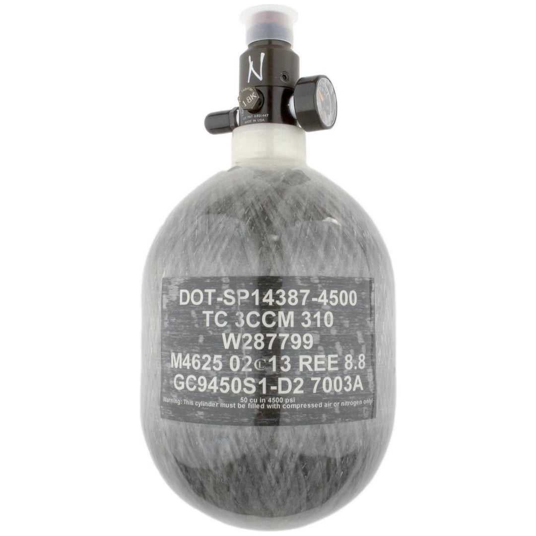 Ninja Fiber Wrapped Aluminum 4500psi HPA Tank - DGO - TippmannParts