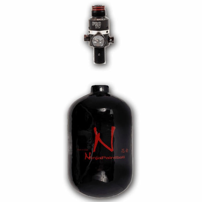 Ninja Fiber Wrapped Aluminum 4500psi HPA Tank - DGO - TippmannParts