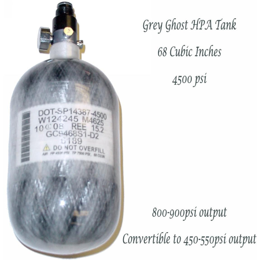 Ninja Grey Ghost 4500psi HPA Tank with 5 Year Hydro - DGO - TippmannParts