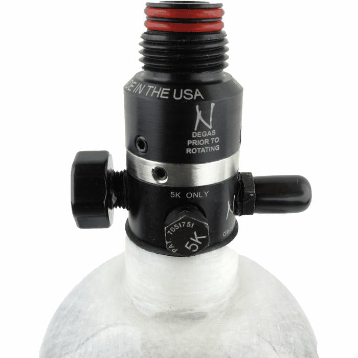 Ninja Grey Ghost Fiber Wrapped Aluminum 4500psi HPA Tank - DGO - TippmannParts