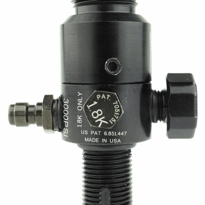 Ninja UL Tank Regulator (no bottle) - Adjustable Pressure 500 - 650 - 800psi - TippmannParts