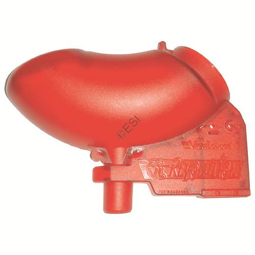 Original Style Body Half - Left Side - Translucent Red - ViewLoader Part #130233 - 400 - TippmannParts