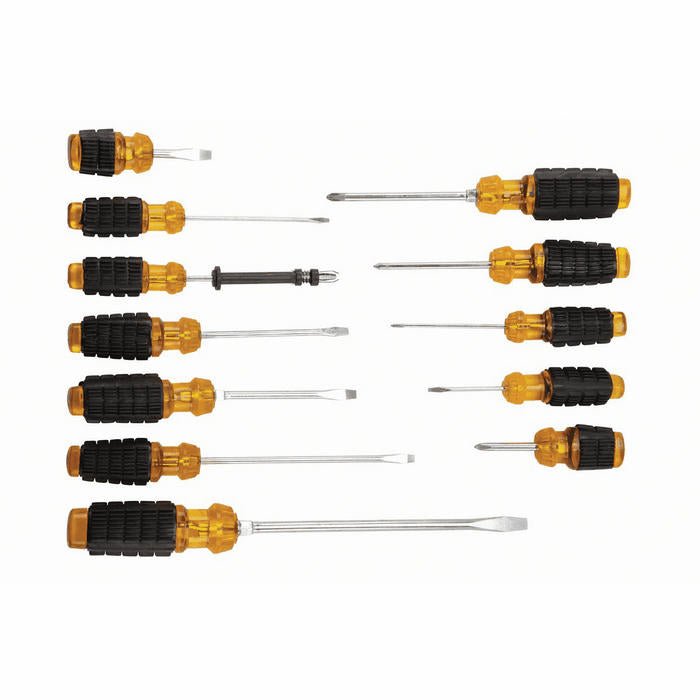 Pittsburgh 12 Piece Cushion Grip Screw Driver Set - TippmannParts