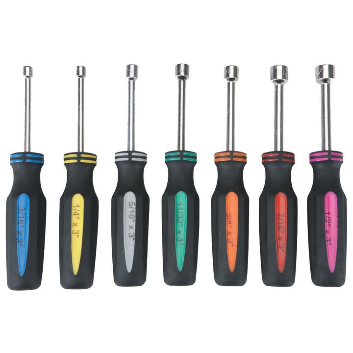 Pittsburgh 7 Piece Pro SAE Nut Driver Set - TippmannParts