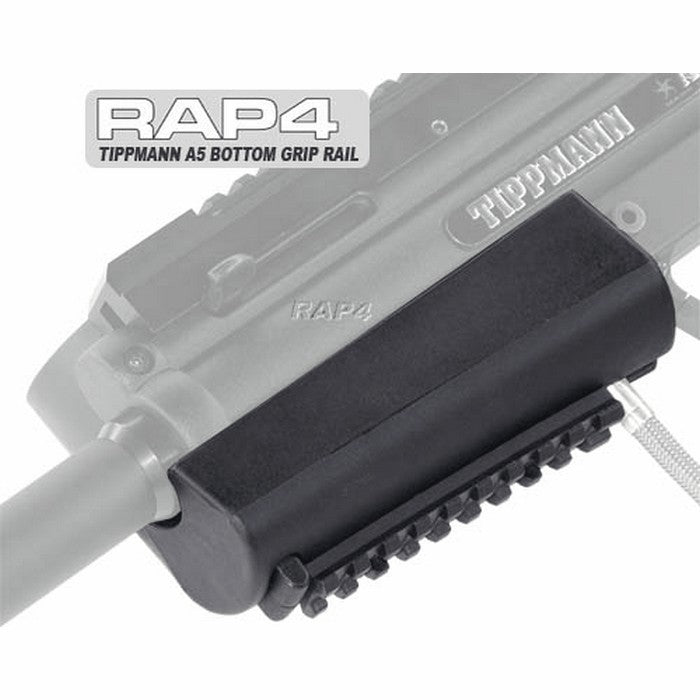 Real Action Paintball (RAP4) Bottom Grip wth Rail - TippmannParts