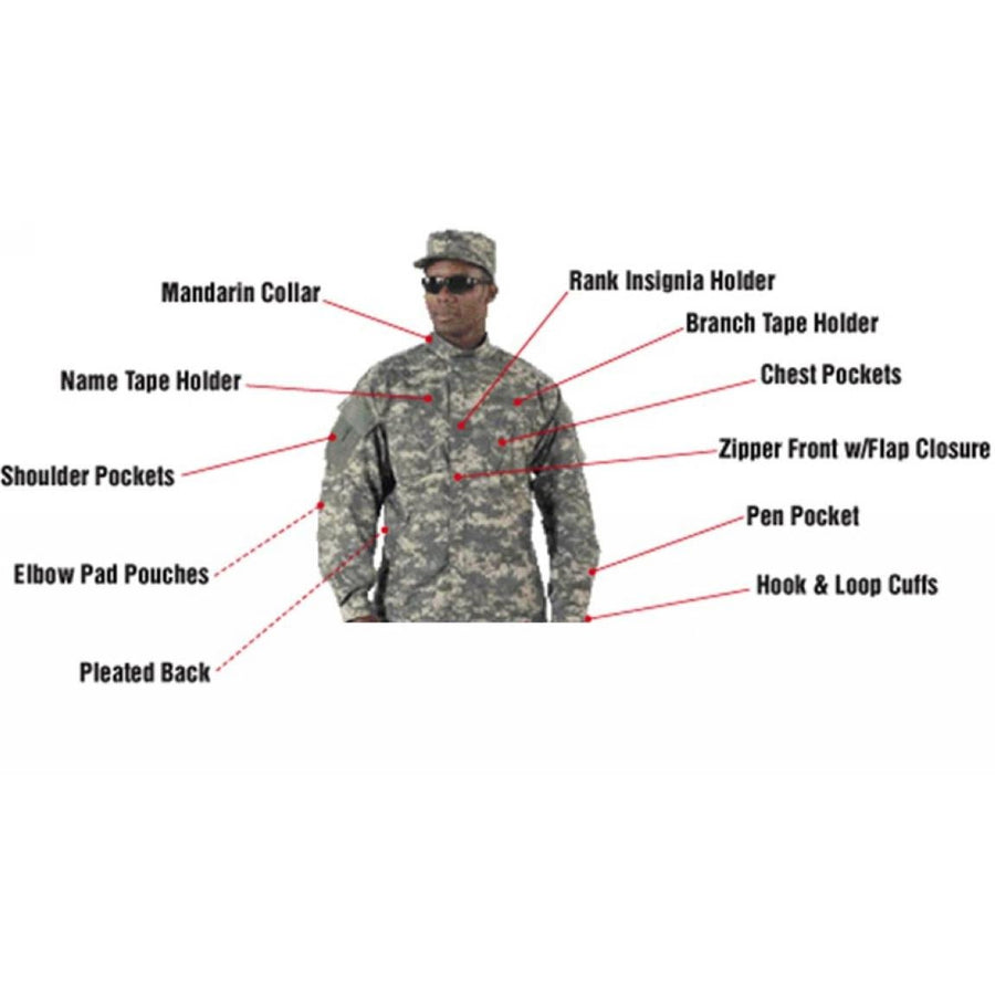 Rothco ACU Army Jacket - TippmannParts