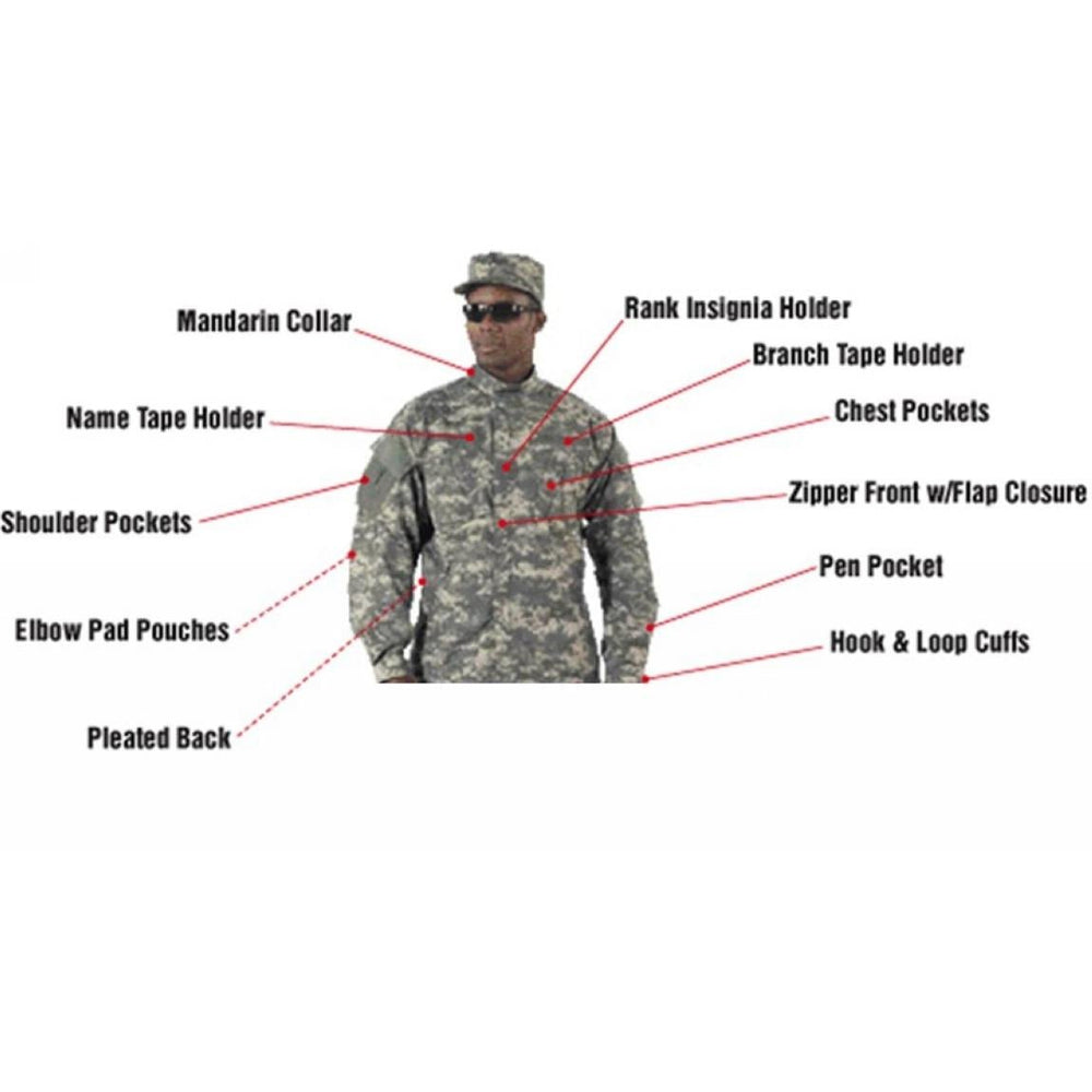 Rothco ACU Army Jacket - TippmannParts
