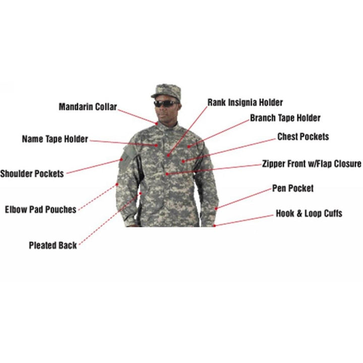 Rothco ACU Army Jacket - TippmannParts