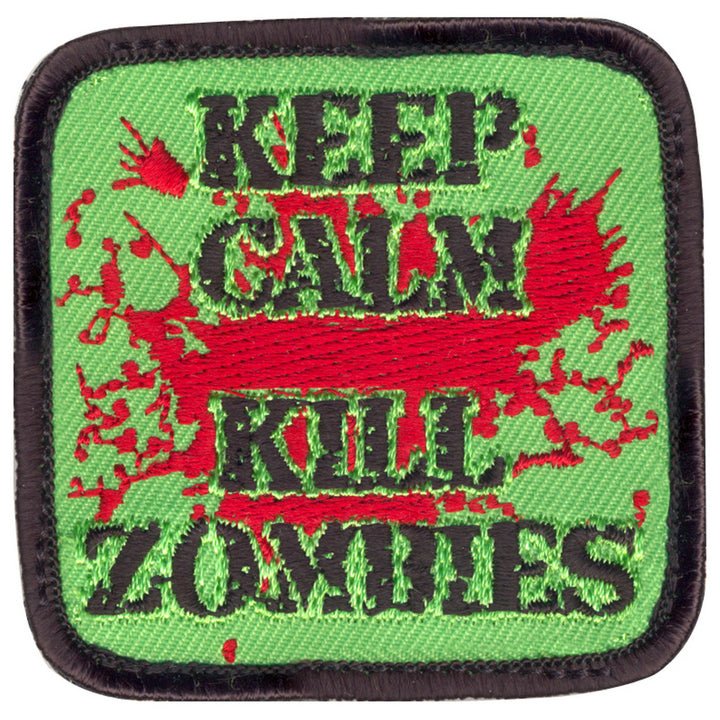 Rothco Keep Calm Kill Zombies Square Patch - TippmannParts