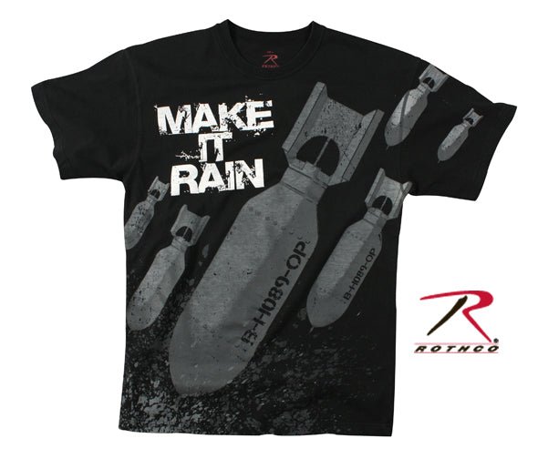 Rothco 'Make It Rain' Bombs Tshirt - TippmannParts