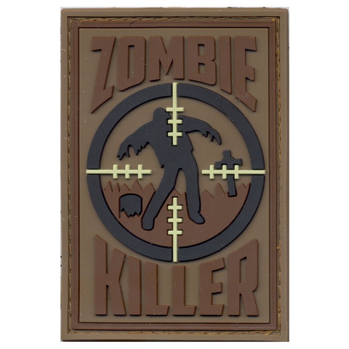 Rothco PVC Zombie Killer Rectangle Morale Patch - TippmannParts