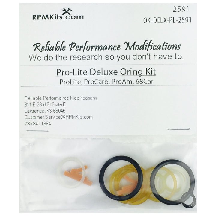 RPM Deluxe Tippmann Pro Lite Oring Service Kit - Also Fits Pro Lite, Pro Am, and 68 Carbine - TippmannParts