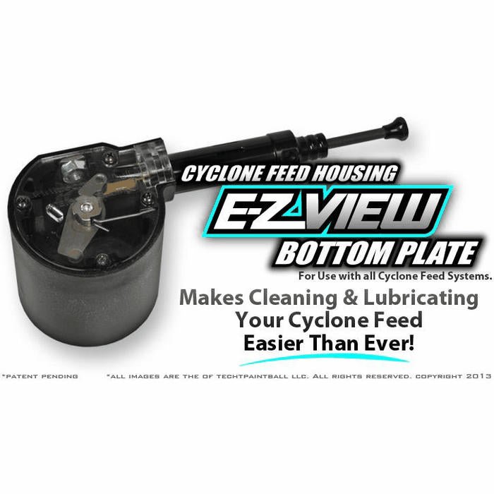 TechT Paintball Products E - Z View Cyclone Feed Cover - Clear - TippmannParts