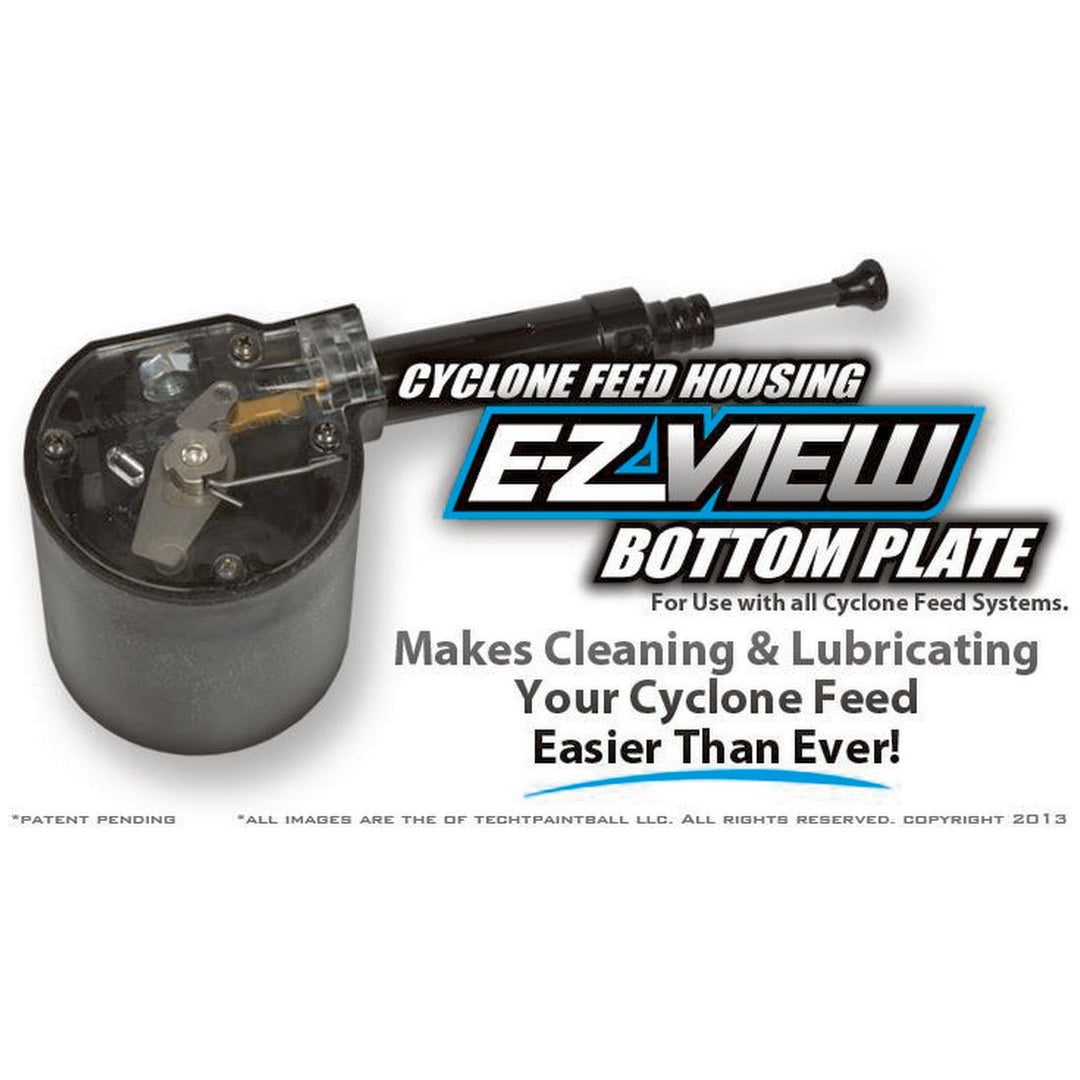TechT Paintball Products E-Z View Cyclone Feed Cover - Clear - TippmannParts