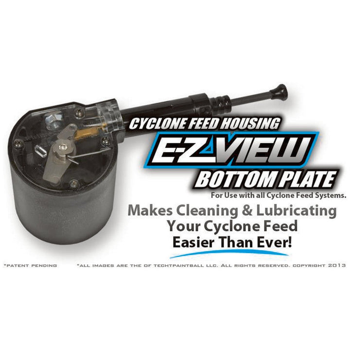 TechT Paintball Products E-Z View Cyclone Feed Cover - Clear - TippmannParts