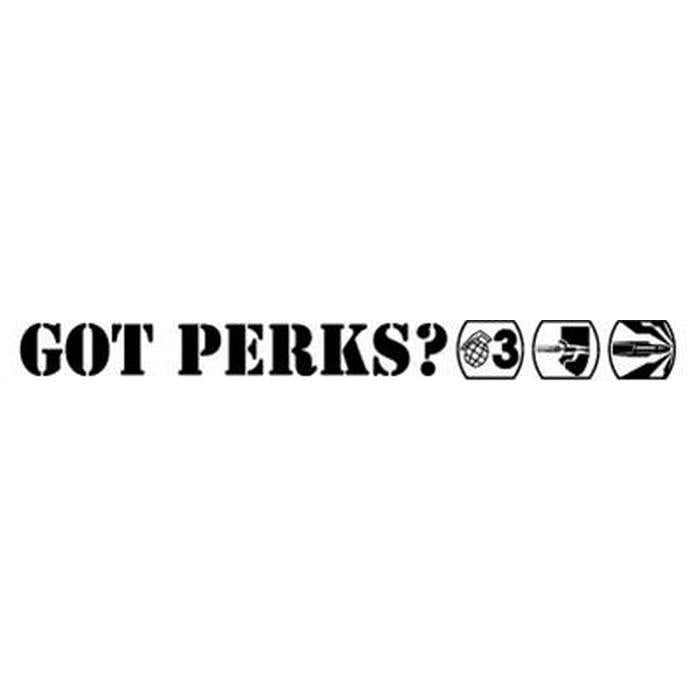 TechT Paintball Products Gun Tag - 'Got Perks?' - TippmannParts