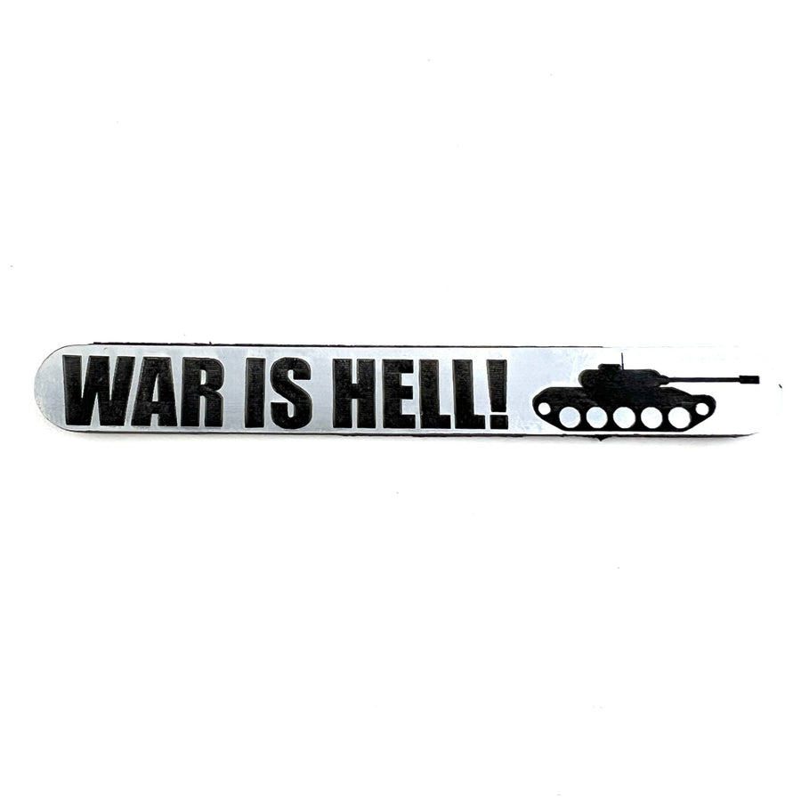 TechT Paintball Products Gun Tag - 'War is Hell' - TippmannParts