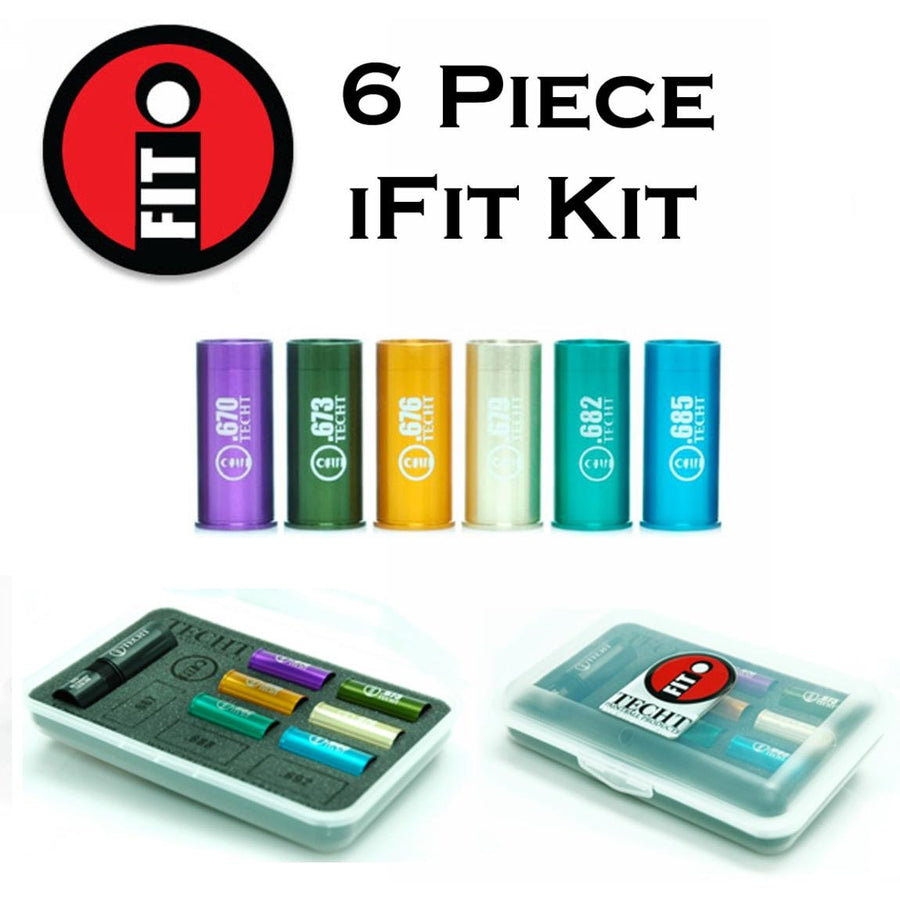 TechT Paintball Products iFit - 6 Piece Bore Kit with Thread Adapter - TippmannParts