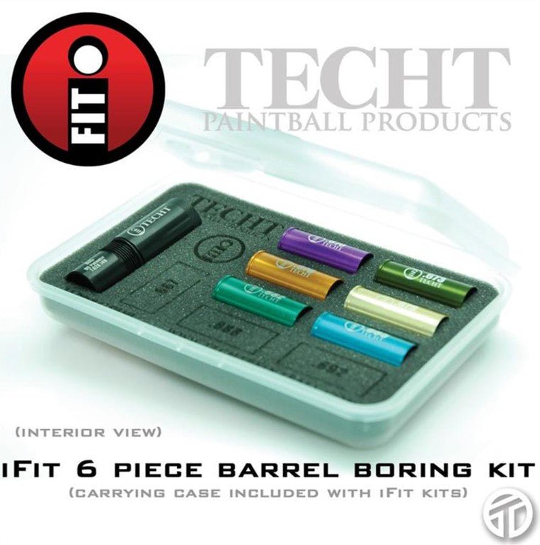 TECHT Paintball Products iFit - 6 Piece Bore Kit with Thread Adapter - TippmannParts