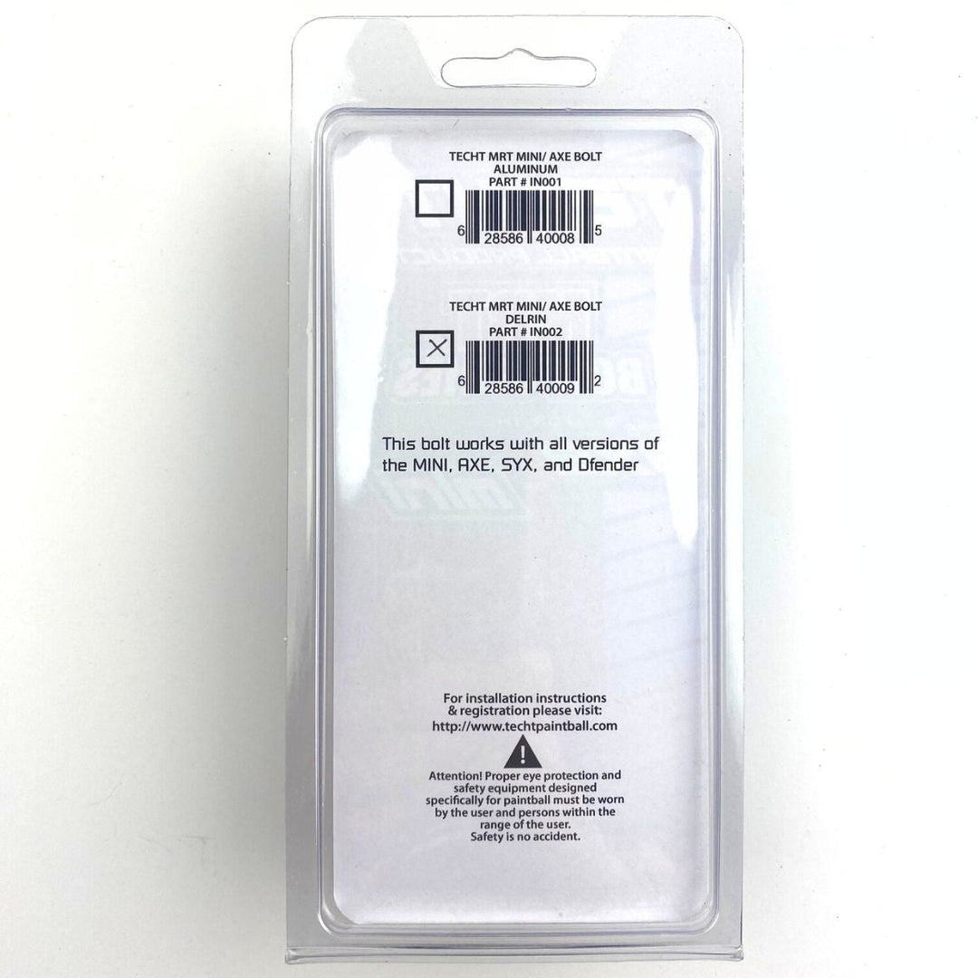 TechT Paintball Products MRT Delrin Bolt [Mini,Axe] - TippmannParts