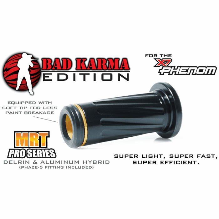 TechT Paintball Products MRT Delrin HE Pro Series Phenom Bolt with Phaze 5 Fitting Included - TippmannParts