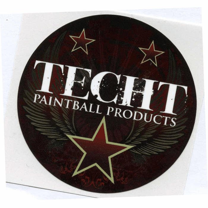 TechT Paintball Products 'TechT' Circle Sticker - TippmannParts