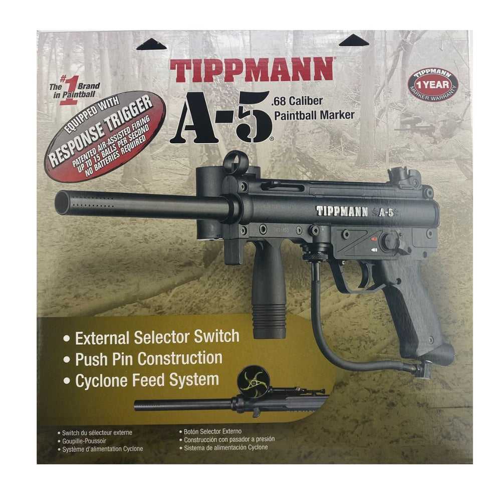 Tippmann A - 5 Paintball Gun with Reactive Trigger - TippmannParts
