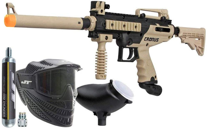 Tippmann Cronus Paintball Gun Tactical Combat Power Pack with Raptor Mask and a 90g Co2 - TippmannParts