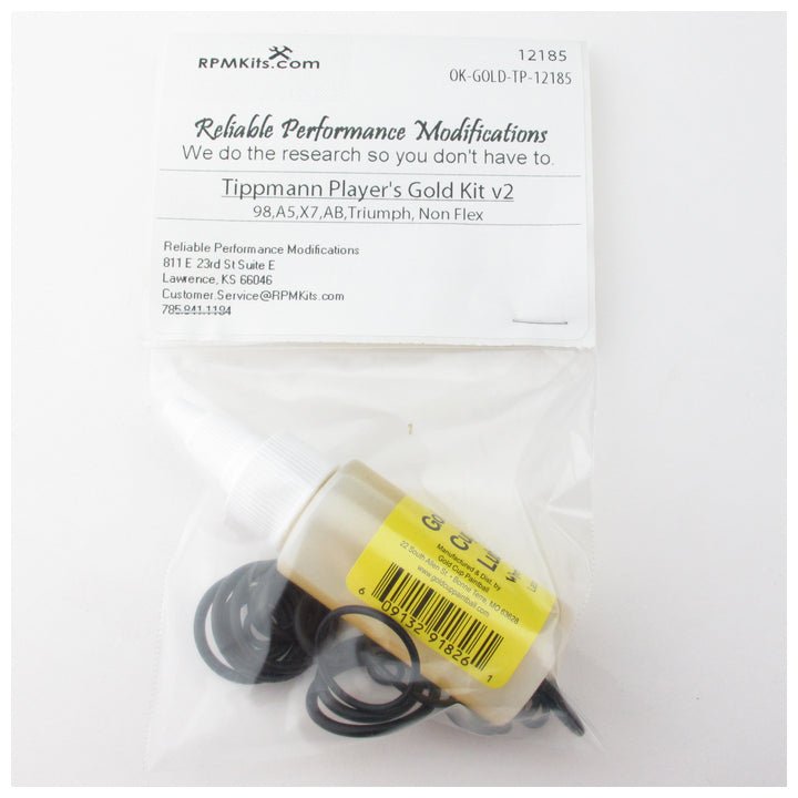 Tippmann Player's Gold Kit v2 [98,A5,X7,AB,Triumph, Non Flex] - RPM Part #OK - GOLD - TP - 12185 - TippmannParts