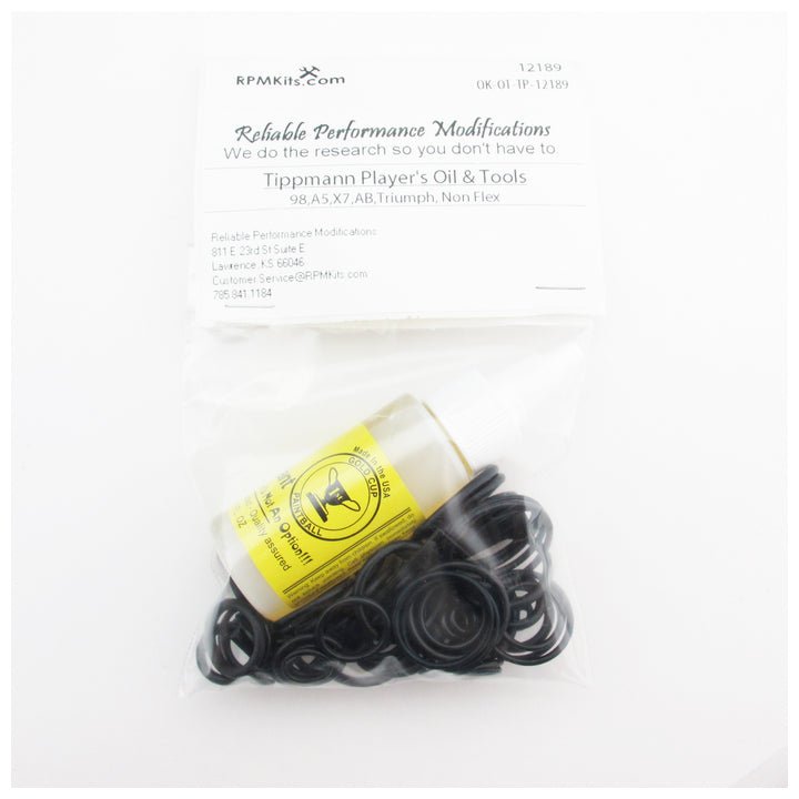 Tippmann Player's Oil & Tools [98,A5,X7,AB,Triumph, Non Flexvalve's] - RPM Part #OK - OT - TP - 12189 - TippmannParts